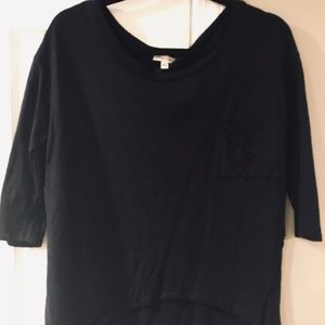 Silence + noise black tunic